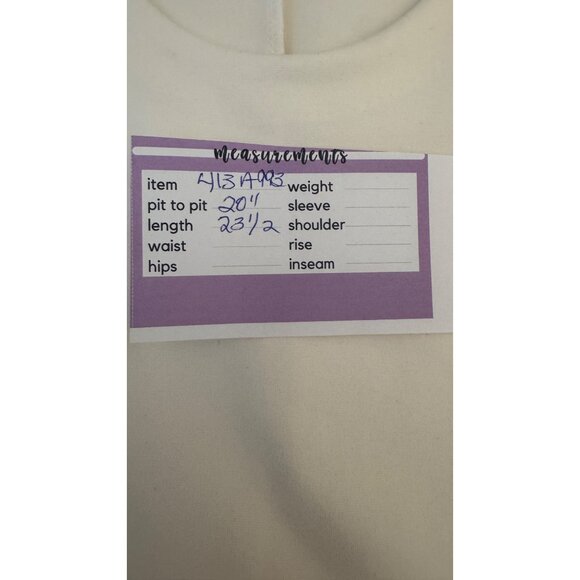 NWT J.Crew Medium Off White Sleeveless Peplum - Picture 4 of 16